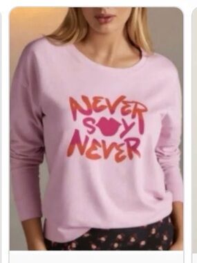 Cabi Never Say Never' Graphic Women's Sweatshirt